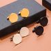 Hot selling metal stainless polished cufflinks titanium steel mirror round sleeve studs fashionable French men's shirt_ipsvogv.com