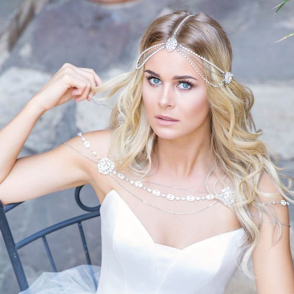rhinestone jewelry Gothic Hair band bridal headdress hot Hair accessories_ipsvogv.com