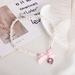 Fashionable Versatile Jewelry, Pearl Heart Bow Necklace, Necklaces, And Accessories_ipsvogv.com