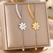 New Daisy Titanium Steel For Women, Not Fading, Light Luxury Design, Collarbone Chain, Fashionable Necklace Accessories,_ipsvogv.com