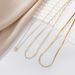 New Gold Fashionable And Personalized Water Dot Diamond 3-piece Set Necklace Accessories_ipsvogv.com