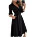 Women's Clothing 2024 Hot Spring and Summer Fashion Short Sleeve V Neck Print Hip wrapped Women's Clothing_ipsvogv.com