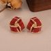 Fashion Geometric Contrast Earrings Tassel Oil Drop Earrings Retro High End Design New Earring Accessories Women_ipsvogv.com