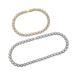 hip hop men's square diamond full diamond rock candy heart necklace accessories nightclub disco street dance Cuban chain necklace jewelry_ipsvogv.com