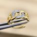French Vintage Cuban Chain Internet Famous, Same Style Ring, Diamond Studded Women's Ring_ipsvogv.com