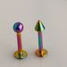 Hot Selling 12 Pieces Set Stainless Steel Nine Treasure Gold Lip Nail Lip Ring Ear Flat Nail Piercing Jewelry_ipsvogv.com