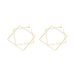 Geometric Little Fragrant Women's Exaggerated Personality, High End, and niche Design, with Electroplated Alloy Earrings_ipsvogv.com