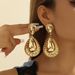 Jewelry Personality Temperament Heart Earrings Fashion Light Luxury Geometric Versatile Metal Ear Accessories_ipsvogv.com