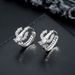 Hip Hop Style Zircon With Blue Sea King Trident Without Ear Holes, Personalized Trendy Inlaid Earrings For Men And Women_ipsvogv.com