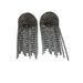Fashion rhinestone earrings personality arched tassel earrings_ipsvogv.com