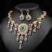 New personality temperament fashion exaggerated necklace four-piece jewelry set_ipsvogv.com