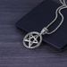 Men's Jewelry Five Pointed Star Titanium Steel Necklace Stainless Steel Pendant Does Not Fade Jewelry Hip Hop Niche Retro Trend_ipsvogv.com