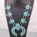 New Turquoise Necklace With Exaggerated Personality, Bohemian Trendy Fashion Jewelry_ipsvogv.com