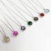 OOTD Simple Colorful Gemstone Necklace S925 Silver Inlaid Natural Smoky Crystal Topaz Pendant Agate Necklace All Match_ipsvogv.com