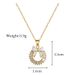 【 Titanium Steel 】 Micro Inlaid Necklace Earring Light Luxury Circular Bow Personalized Atmosphere Banquet Earrings And_ipsvogv.com