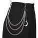 Waist Jewelry, Personalized And Minimalist Hip-hop Moon Pendant, Street Photo, Multi-layer Pants Chain_ipsvogv.com