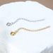 S925 sterling silver necklace bracelet with long tail chain extension chain 5cm_ipsvogv.com
