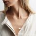 S Pure Silver Necklace, Bean Gold-plated Simple Layered Strap, Versatile Chain, Korean Version Temperament Collarbone_ipsvogv.com