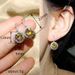 Cao Shi Luxury Round Zircon For Women's Dense Inlaid Earstuds Fashion OL Versatile Earrings_ipsvogv.com
