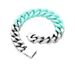 Men's Jewelry Trendy Paint Color Matching Bracelet Stainless Steel Cuban Bracelet Jewelry Niche Hip Hop Titanium Steel_ipsvogv.com