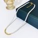 of Shijia Bead Necklace, Niche Design, Fashionable Jewelry, Exquisite Silver Pieces, Versatile Sweater Chain, Simple Col_ipsvogv.com
