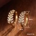 Cao Shi's Flower Series Exquisite Earrings, Olive Branches, Leaves, Micro Inlaid Zircon, Creative And Versatile Earrings_ipsvogv.com