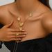 Wind Geometry Love Necklace, Women's Versatile Long Pendant, Tassel Design, Clavicle Chain, High Grade Sensory Item_ipsvogv.com