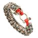 Qinuo's New Personalized And Creative Bracelet, Copper Accessories, Soldier Helmet, Umbrella Core Rope, Men's Wristband_ipsvogv.com