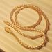Waist Alloy Diamond Snake Necklace Collar Chain Jewelry_ipsvogv.com