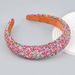 Headband Wide edge Headband Fabric sponge colorful rice beads hair accessories Trend party headwear_ipsvogv.com