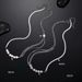 Ins Hip Hop Jewelry Design Titanium Steel Pearl Necklace Stainless Steel Sweater Chain Female High End Necklace_ipsvogv.com