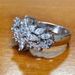 Cao Shi Delicate Floral Full Diamond Zircon Ring, Light Luxury Style Women's Ring_ipsvogv.com