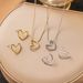Titanium Steel Does Not Fade, Light Luxury, Niche Hollow Out Love Necklace Women, Ins Korean Version, Simple Design,_ipsvogv.com