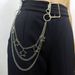 Jewelry New Five-pointed Star Waist Chain Accessories Metal Chain Ring Trouser Chain Retro Multi-layer Spot_ipsvogv.com