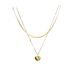 Titanium LOVE Love Double Layer Necklace For Women Folding And Wearing Personalized Versatile Collar Chain Stainless_ipsvogv.com