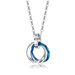 Men's Jewelry Three Ring Pendant Interlocking Stainless Steel Necklace Sweater Chain Couple Jewelry_ipsvogv.com