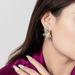 Gold-Plated Copper Luxury High-End Color-Block Flower Stud For Women S Silver Needle Exaggerated Personality Ins Style_ipsvogv.com