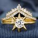 Zircon Women's Hexagram Star Design Sense Index Finger Fashion Avant Garde New Style Of Ring_ipsvogv.com