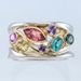 Cao Shi's Summer New Style Fashionable Multi Colored Stone Ring, Women's Popular Versatile Handmade Jewelry_ipsvogv.com