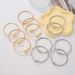 6 Pieces Set Punk Style Exaggerated Arm Bracelets Bracelets Hollow Personality Bracelets Mesh Metal Bracelets Bracelets For Women_ipsvogv.com