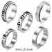 Jewelry & Accessories Rotatable Decompression Ring Titanium Steel Jewelry Set Couple Ring Wedding Ring_ipsvogv.com