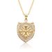 Ins Style Real Gold Plated Light Luxury Necklace Female Niche Design High End Clavicle Chain Love Pendant Jewelry_ipsvogv.com