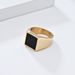 Simple geometric seal titanium steel ring ring men's cold style high end temperament personality jewelry_ipsvogv.com