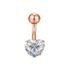 Classic navel ring set navel ring body piercing accessories Belly button rings 14-piece set_ipsvogv.com