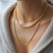 Vietnamese gold plated necklace 60cm twist chain length vacuum gold plated chain copper gold necklace_ipsvogv.com