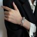 Minimalist Style Personality Strap Buckle For Men Fashion Hip-Hop Cuban Thick Chain Metal Bracelet_ipsvogv.com