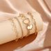 Personalized Fashion Love Bamboo Knot Open Bracelet Set Of 4 Bracelets And Handicrafts_ipsvogv.com