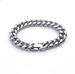 Titanium Clasp Round Polished Encrypted Stainless Steel Cuban Chain Bold Versatile Men's Jewelry Bracelet_ipsvogv.com