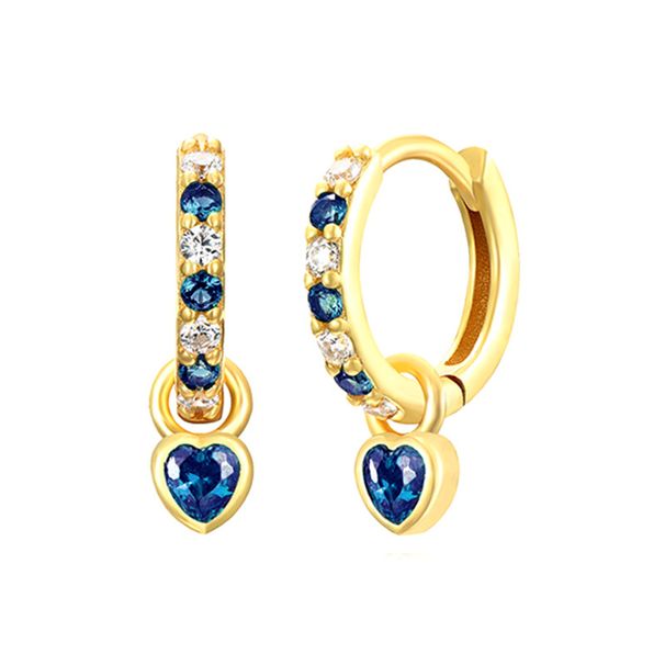 Women's Jewelry Light Luxury S925 Silver Needle INS Style Geometric Heart Diamond Celi French Earrings Fashion_ipsvogv.com