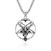 Retro style Satan goat pentagram titanium steel pendant personality trend wear necklace pendant_ipsvogv.com
